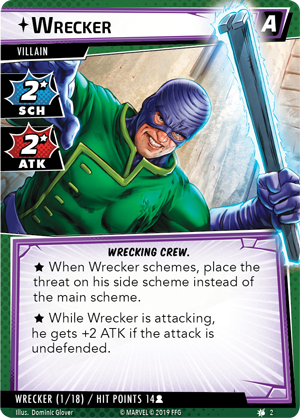 Marvel Champions : The Card Game - The Wrecking Crew Scenario Pack